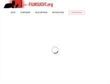 Tablet Screenshot of filmsucht.org